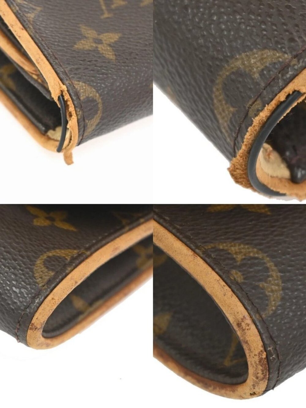 LOUIS VUITTON Pochette Twin GM 2Way Shoulder Bag Monogram Brown M51852 33KC733 - Picture 7 of 16